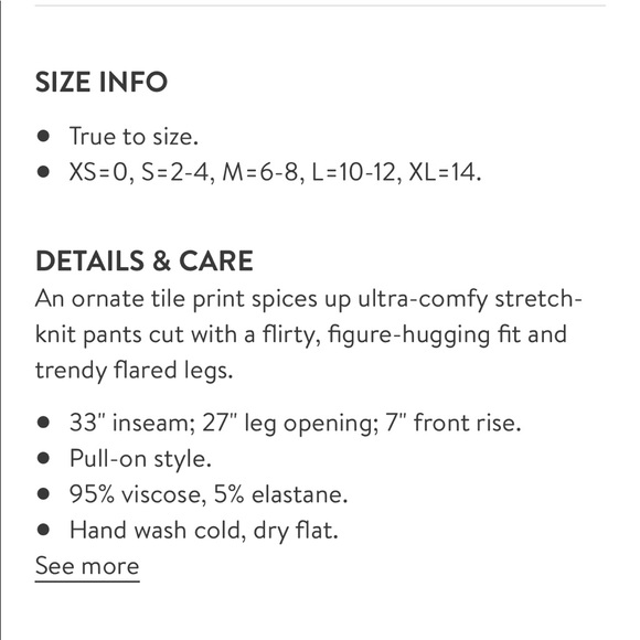 O’Neill Skye Print Flare Pants - Picture 3 of 7